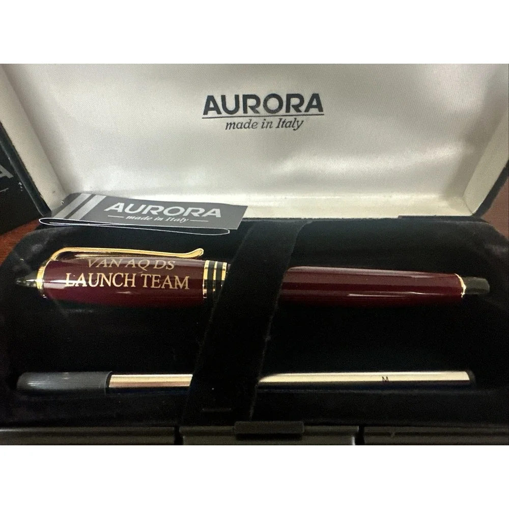 Aurora B71 Ballpoint Roller Pen Made In Italy New With Case‎ And Refill